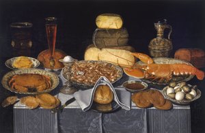 Still Life with Crab, Shrimps and Lobster